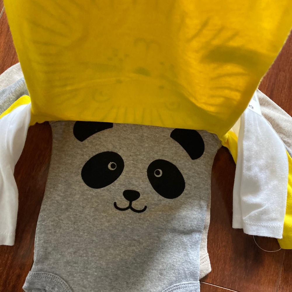 🌸 Koala Baby Size 0-3 Month Set Of 4 Bodysuits - Picture 3 of 5